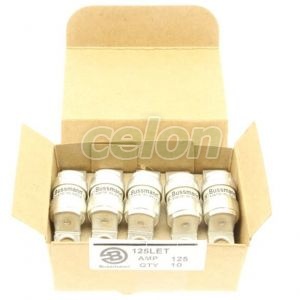 125A 240V Ac Bs88 Fuse 125Let 125Let-Eaton, Alte Produse, Eaton, Siguranțe fuzibile, Eaton