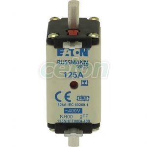 125Amp 400V Ac Gff 00 Nh Fuse 125NHFF00BI-400-Eaton, Egyéb termékek, Eaton, Olvadóbiztosítékok, Eaton