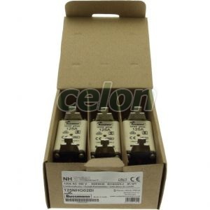 Nh Fuse Gg/Gl 500V 125A 02 Dual Indication 125NHG02BI-Eaton, Alte Produse, Eaton, Siguranțe fuzibile, Eaton