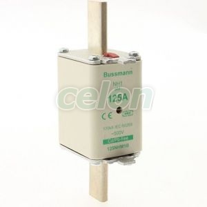 Nh Fuse Am 500V 125A 1 Dual Indication 125NHM1B-Eaton, Alte Produse, Eaton, Siguranțe fuzibile, Eaton