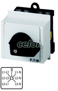 Voltmérő átkapcsoló 20A sorolható T0-3-8007/IVS -Eaton, Egyéb termékek, Eaton, Kapcsolókészülékek, Eaton