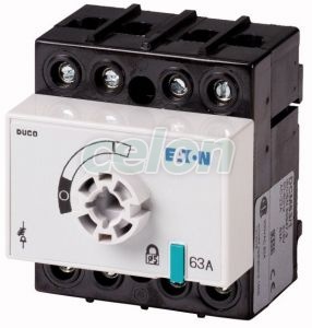 DCM szakaszolókapcsoló, 63A, 3p+sldN, forg. nélk. DCM63/1-SK+VC -Eaton, Egyéb termékek, Eaton, Kapcsolókészülékek, Eaton