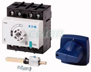 DCM szakaszolókapcsoló, 63A, 4p, 116mm DCM63/4+CM -Eaton, Egyéb termékek, Eaton, Kapcsolókészülékek, Eaton