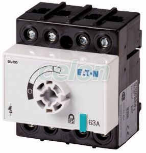 DCM szakaszolókapcsoló, 63A, 4p, forg. nélk. DCM63/4-SK+VC -Eaton, Egyéb termékek, Eaton, Kapcsolókészülékek, Eaton