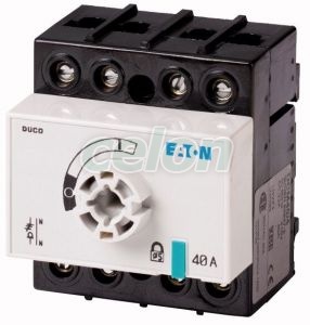 DCM szakaszolókapcsoló, 40A, 4p, forg. nélk. DCM40/4-SK+VC -Eaton, Egyéb termékek, Eaton, Kapcsolókészülékek, Eaton