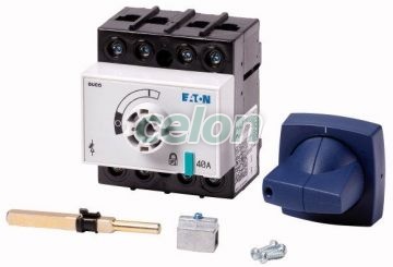 DCM szakaszolókapcsoló, 40A, 4p, 116mm DCM40/4+CM -Eaton, Egyéb termékek, Eaton, Kapcsolókészülékek, Eaton
