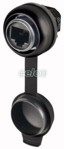 Mounting Socket Rj45, Black Ring 147537-Eaton, Alte Produse, Eaton, Întrerupătoare și separatoare de protecție, Eaton