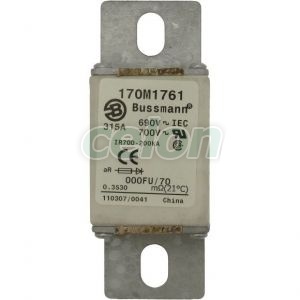 High Speed Fuse, 690V, 630A, 000 170M1781-Eaton, Alte Produse, Eaton, Siguranțe fuzibile, Eaton