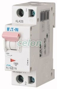 Siguranta automata PL7-B2/1N 2A 10Ka 1P+N-Eaton, Aparataje modulare, Sigurante automate, Eaton