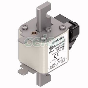 High Speed Fuse, 690V, 100A, 1* 170M3362-Eaton, Alte Produse, Eaton, Siguranțe fuzibile, Eaton