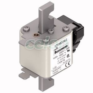 High Speed Fuse, 690V, 125A, 1* 170M3363 170M3363-Eaton, Alte Produse, Eaton, Siguranțe fuzibile, Eaton