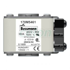 High Speed Fuse, 690V, 550A, 2 170M5461-Eaton, Alte Produse, Eaton, Siguranțe fuzibile, Eaton