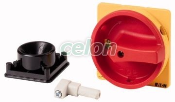 Piros lakatolható kapcs.kar fém tengelyes P3-hoz SVB-P3/M -Eaton, Egyéb termékek, Eaton, Kapcsolókészülékek, Eaton
