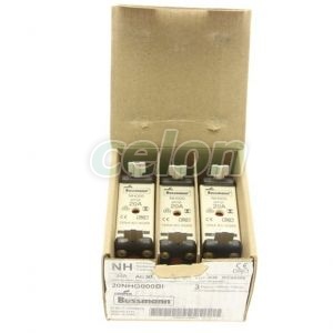 Nh Fuse Gg 400V 20A 000 Dual Indication 20NHG000BI-400-Eaton, Egyéb termékek, Eaton, Olvadóbiztosítékok, Eaton