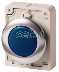 Indicator Light, Flush, Ip67, Stainless Steel Ring, Blue, Customized Label M30I-Fl-B-* 188051-Eaton, Alte Produse, Eaton, Întrerupătoare și separatoare de protecție, Eaton