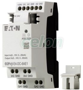 Expansion Module For Easye4, 4 Analog.Inputs, 2 Analog.Outputs, 0-10V / 0(4)-20Ma Easy-E4-Dc-6Ae1 197223-Eaton, Alte Produse, Eaton, Automatizări, Eaton