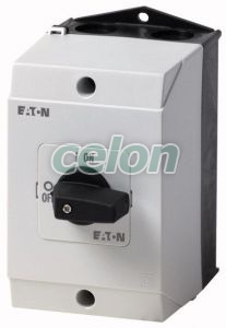 Be-Ki kapcsoló 3p 20A tokozott T0-2-1/I1 -Eaton, Egyéb termékek, Eaton, Kapcsolókészülékek, Eaton