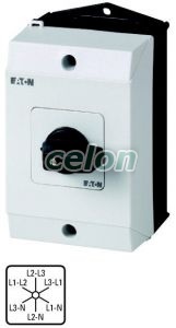 Voltmérő átkapcsoló 20A tokozott T0-3-15924/I1 -Eaton, Egyéb termékek, Eaton, Kapcsolókészülékek, Eaton