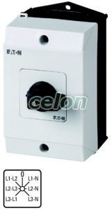 Voltmérő átkapcsoló 20A tokozott T0-3-8007/I1 -Eaton, Egyéb termékek, Eaton, Kapcsolókészülékek, Eaton