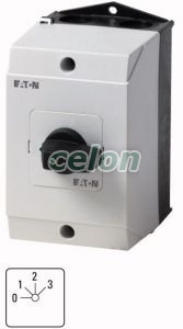 Heater Swtich 0-1-2-3; 32A; Enclosed T3-2-8316/I2 -Eaton, Alte Produse, Eaton, Întrerupătoare și separatoare de protecție, Eaton