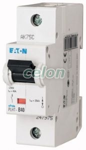 Siguranta automata PLHT-C40 40A 15-25Ka P-Eaton, Aparataje modulare, Sigurante automate, Eaton