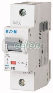 Siguranta automata PLHT-D80 80A 15-25Ka P-Eaton, Aparataje modulare, Sigurante automate, Eaton
