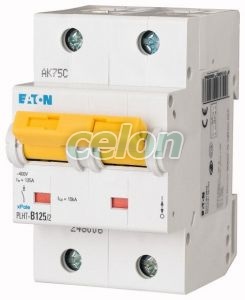 Kismegszakító PLHT-C125/2 125A 15-25Ka 2P-Eaton, Moduláris készülékek, Kismegszakítók, Eaton