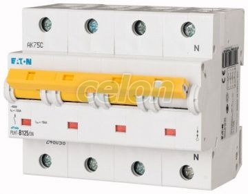 Siguranta automata PLHT-B125/3N 125A 15-25Ka 3P+N-Eaton, Aparataje modulare, Sigurante automate, Eaton