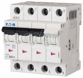 Intreruptor Modular ZP-A40/3N -Eaton, Alte Produse, Eaton, Aparataje modulare, Eaton