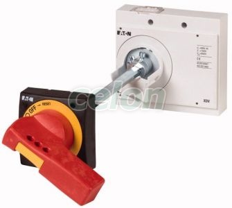 Door Coupling Rotary Handle Red-Yellow NZM3-XTVDVR -Eaton, Alte Produse, Eaton, Întrerupătoare și separatoare de protecție, Eaton