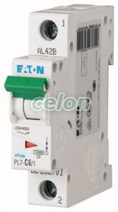 Siguranta automata PL7-B6/1 6A 10Ka 1P-Eaton, Aparataje modulare, Sigurante automate, Eaton