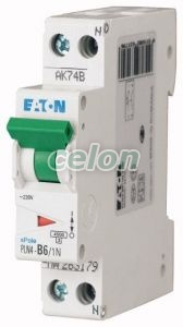 Siguranta automata PLN4-B6/1N 6A 1P+N 4.5kA-Eaton, Aparataje modulare, Sigurante automate, Eaton
