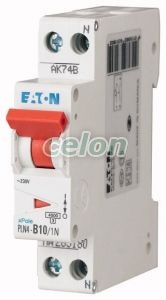 Kismegszakító PLN4-B10/1N 10A 1P+N 4.5kA-Eaton, Moduláris készülékek, Kismegszakítók, Eaton