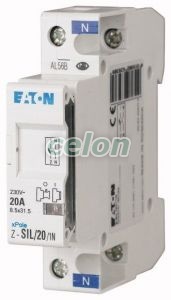 Biztosítós szakaszolókapcsoló (üres) Z-SIL/25/1 -Eaton, Moduláris készülékek, Sorolható váltókapcsoló, Eaton