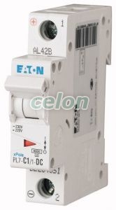 Siguranta automata PL7-C1/1-DC 1A 6Ka 1P-Eaton, Aparataje modulare, Sigurante automate, Eaton