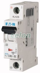 Siguranta automata PL7-C40/1-DC 40A 6Ka 1P-Eaton, Aparataje modulare, Sigurante automate, Eaton
