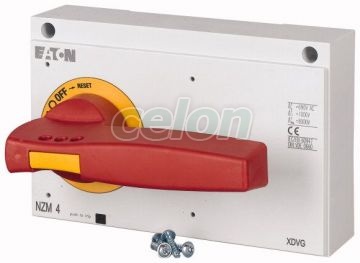 Forgató kar, piros-sárga, zárható (készüléken) NZM4-XDVR -Eaton, Egyéb termékek, Eaton, Kapcsolókészülékek, Eaton