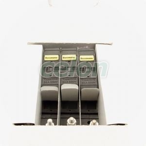 Fuse Holder Bs88 Safeloc, 550V Ac, 32A Black 32NNSFBS-Eaton, Alte Produse, Eaton, Siguranțe fuzibile, Eaton