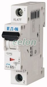 Siguranta automata PL4-C20/1 20A 4.5Ka 1P-Eaton, Aparataje modulare, Sigurante automate, Eaton