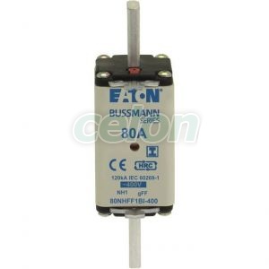 Eaton 80Amp 400V Ac Gff 1 Nh Fuse 80NHFF1BI-400-Eaton, Egyéb termékek, Eaton, Olvadóbiztosítékok, Eaton