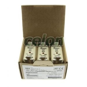 0NH FUSE 80AMP 500V gG SIZE 00 DUAL IND 80NHG00B -Eaton, Egyéb termékek, Eaton, Olvadóbiztosítékok, Eaton