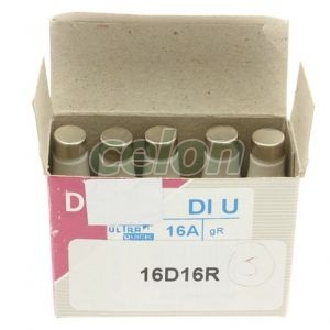 Fuse Gr 500V Ac 6A Di/E16 6D16R-Eaton, Alte Produse, Eaton, Siguranțe fuzibile, Eaton