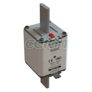 Nh Fuse Gg/Gl 500V 500A 2 Dual Indication 500NHG2B-Eaton, Egyéb termékek, Eaton, Olvadóbiztosítékok, Eaton