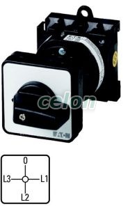 Ampermérő átkapcsoló 20A közéépíthető T0-3-8048/Z -Eaton, Egyéb termékek, Eaton, Kapcsolókészülékek, Eaton