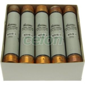 Fuse Link (Ul Standard), General Purpose, Class K5 & H, 600V Ac, 50A NOS-50-Eaton, Alte Produse, Eaton, Siguranțe fuzibile, Eaton