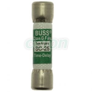 Fuse Link Cylindrical (Ul Standard), G (Delayed), 480V Ac / 300V Dc, 25A SC-25-Eaton, Alte Produse, Eaton, Siguranțe fuzibile, Eaton