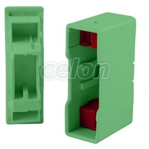 Fuse Holder Bs88 (Safeclip), Front Connected, 550V Ac, 32A, Green, Nsd SC32H-DGN-Eaton, Alte Produse, Eaton, Siguranțe fuzibile, Eaton