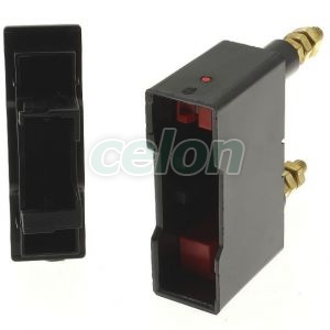 Fuse Holder Bs88 (Safeclip), Back Stud Connected, 550V Ac, 32A, Black, Nsd SC32P-Eaton, Egyéb termékek, Eaton, Olvadóbiztosítékok, Eaton