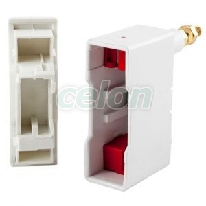 Fuse Holder Bs88 (Safeclip), Back Stud Connected, 550V Ac, 32A, White, Nsd SC32PWH-Eaton, Alte Produse, Eaton, Siguranțe fuzibile, Eaton