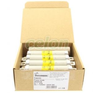 High Speed Traction Fuse, 1200V Ac / 750V Dc, 4A TAC4-Eaton, Alte Produse, Eaton, Siguranțe fuzibile, Eaton